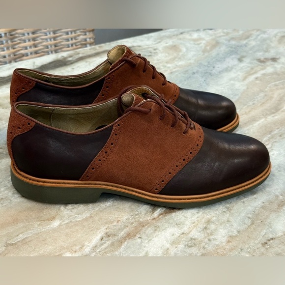 Men’s COLE HAAN Grand OS brown leather derby shoes- Size 10.5 - Picture 8 of 11